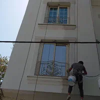 رنگ آمیزی نما با رنگ نانو بدون داربست و با طناب|خدمات پیشه و مهارت|تهران, آجودانیه|دیوار