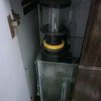 آکواریوم شور با شیشه مخصوص با وسایل خارجی|ماهی|تبریز, |دیوار