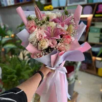 دسته گل لیلیوم / طراحی لوکس و ارسال فوری *لیا گل|گل و گیاه طبیعی|شیراز, کوی زهرا|دیوار