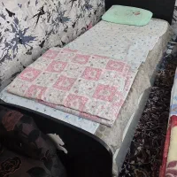 سرویس خواب دو تکه کاملاً سالم برند پوما|تخت و سرویس خواب|سیرجان, |دیوار