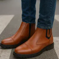 نیم بوت مردانه مدل sevin ( عسلی )|کیف، کفش، کمربند|پاکدشت, پارچین|دیوار