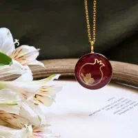 زیورآلات یلدایی رزینی( گردنی گوشواره گیره سر و.)