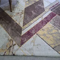 دوعدد فرش پرزبلند۶ متری به همراه دوعدد پادری