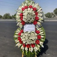 تاج گل تبریک تسلیت نمایشگاهی درباری ارسال فوری|خدمات پذیرایی، مراسم|ری, بازار گل خاوران|دیوار