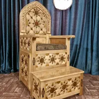صندلی منبر و منبر سازی حاج اکبر خبوشانی|صندلی و نیمکت|یزد, |دیوار
