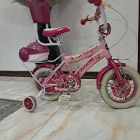 دوچرخه دخترانه سالم و تمیز سایز ۱۲ ، ۳ تا ۶  سال