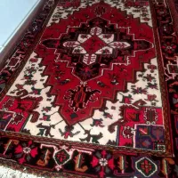 دوعدد فرش دستباف نقشه شربیان|فرش|باسمنج, |دیوار