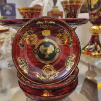 کریستال دکوری دوپوست اناری ورساچه نو جهیزیه|صنایع دستی و سایر لوازم تزئینی|تهران, پونک|دیوار