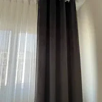 کنار پرده ای خمل جنس درجه یک|پرده، رانر، رومیزی|اندیشه, پرنیان|دیوار