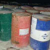بشکه فلزی ۲۲۰ لیتری جای چسب