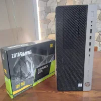 کیس HP گیمینگ i5 نسل 8 رم 16 گرافیک 1650