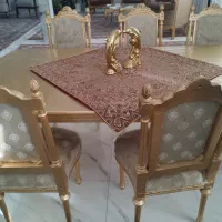 سرویس غذاخوری 8نفره و مبل استیل 7نفره|مبلمان خانگی و میز عسلی|چناران, |دیوار