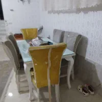 میز و صندلی ناهار خوری ۶ نفره با کاور صندلی|میز و صندلی غذاخوری|جهرم, |دیوار