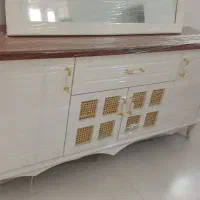 میز تلویزیون و کنسول حصیر بامبو خارجی|مبلمان خانگی و میز عسلی|فیروزکوه, |دیوار
