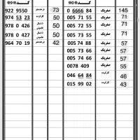 فروش خطوط کد ۹ و ۰
