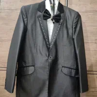 کت‌وشلوار‌همراه‌پیراهن‌وپاپیون