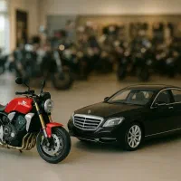 ماکت فلزی ماشین و موتور کلکسیونی|اسباب‌‌بازی|قم, هفت تیر|دیوار