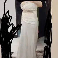 پرهین سفید مروارید و سنگ دوزی شده