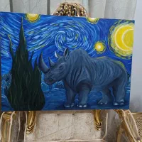 تابلو کرگدن|تابلو، نقاشی، عکس|قوچان, |دیوار