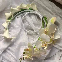 گل عروس|گل مصنوعی|قم, شاه ابراهیم|دیوار