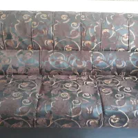 مبل چرمی + عسلی|مبلمان خانگی و میز عسلی|همدان, |دیوار