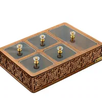 ظروف چوبی  پذیرایی خاتون