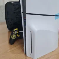 ps5 slim دیسک خور همراه با متعلقات و فول بازی|کنسول، بازی ویدئویی و آنلاین|ساوه, |دیوار