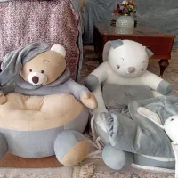 تشک و پتو وصندلی عروسکی کودک|تخت و صندلی بچه|قروه, |دیوار