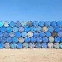 بشکه۲۲۰پلاستیکی|مصالح و تجهیزات ساختمان|بندر گناوه, |دیوار