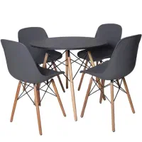 میزصندلی چهارنفره بلک فرایدی