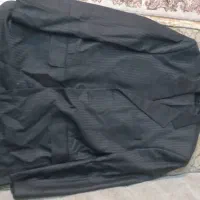 دوعدد کت شلوار مشکی و نوک مدادی سایز 50|لباس|ری, شهادت|دیوار