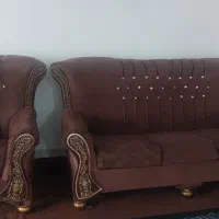 مبل ۷ نفره سالم بدون پارگی با چوب عالی ۵ میلیون