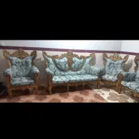 مبل در حد نو با دو عسلی