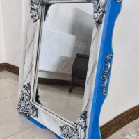 آیینه سلطنتی نقره ای فیروزه ای