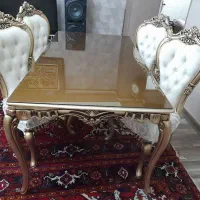 میز نهارخوری 6نفره به همراه صندلی 4نفره