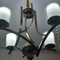 لوستر شامپاینی ۴شاخه نو