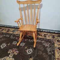 فروش صندلی چوبی راک در حد نو