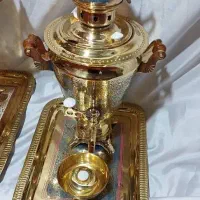 سماور قوری ذغالی انتیک هندی برنجی|کلکسیون اشیاء عتیقه|تهران, افسریه شمالی|دیوار