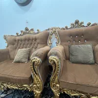 مبل ۷نفره نیمه سلطنتی|مبلمان خانگی و میز عسلی|شیراز, میانرود|دیوار