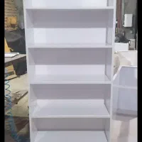 تولیدی کتابخانه سفید و قهوه ای و...