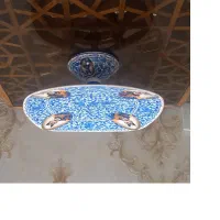 چینی قلم آبی و سماور ذغالی و تنگ بارفتن