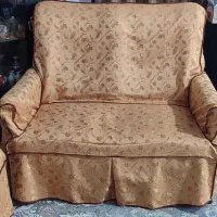 مبل۷نفره محکم وخوب هستند چون جا ندارم میفروشم|مبلمان خانگی و میز عسلی|اصفهان, قهجاورستان|دیوار