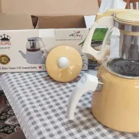کتری و قوری نو مناسب جهیزیه|قوری، کتری، قهوهساز دستی|کرمانشاه, |دیوار