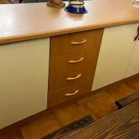 کابینت دست دوم درحد نو ۱۲ متر کرم قهوه ای|مصالح و تجهیزات ساختمان|تهران, زعفرانیه|دیوار