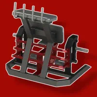 دستگاه بدنسازی پشت پا ایستاده باشگاه