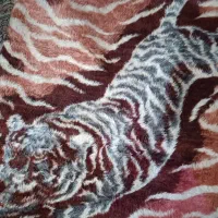 پتوی نمدی طرح ببری نو