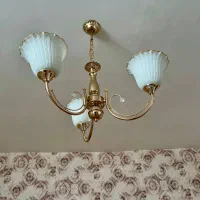 لوستر فلزی ۳شاخه|لوستر و چراغ آویز|فیرورق, |دیوار