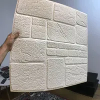 دیوارپوش فومی سنگ کوهی سفید پشت چسبدار چسبی|مصالح و تجهیزات ساختمان|رشت, حمیدیان|دیوار