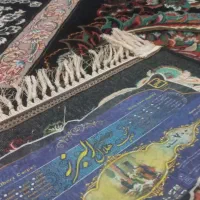 قالی در حد نو|فرش|آق قلا, |دیوار