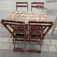 میز و صندلی تاشو|میز و صندلی غذاخوری|سیاهکل, |دیوار